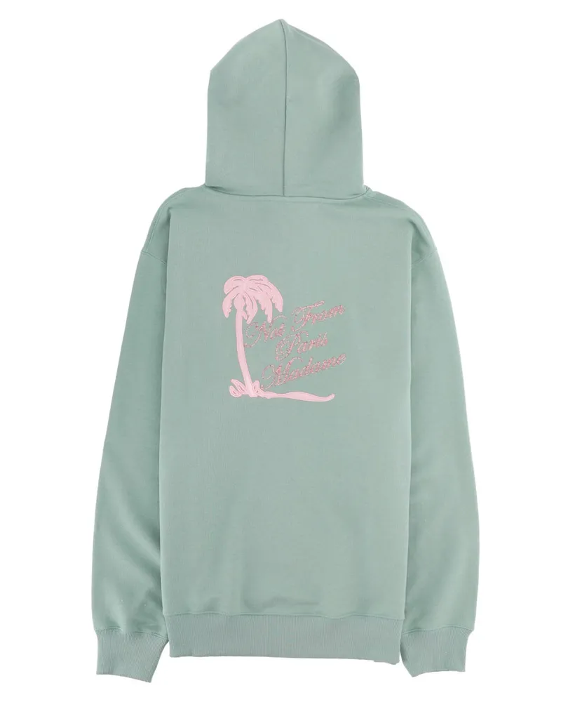 Drôle de Monsieur Slogan Palmiers Sweatshirt — Green Green