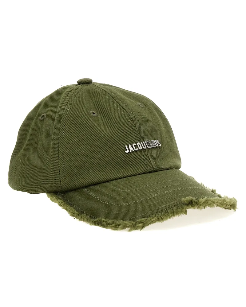 Jacquemus Women's Bicolor Cotton Cap (baseball Hat Green