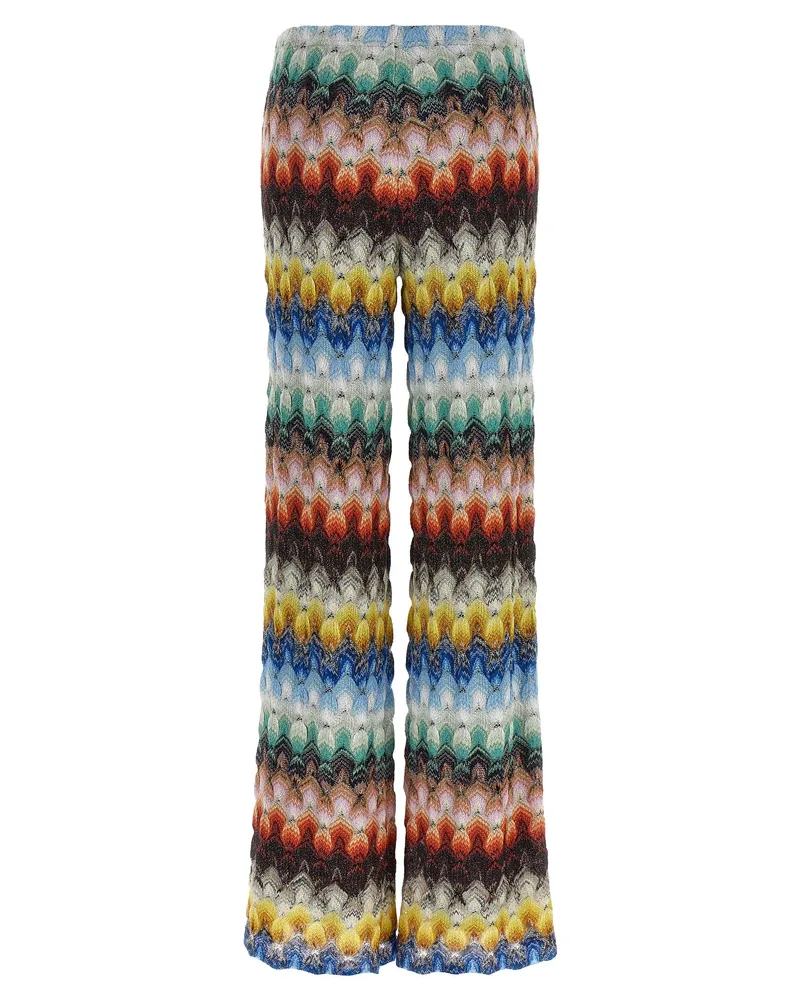 Missoni Women's Multicolor Viscose Casual Pants Multicolor