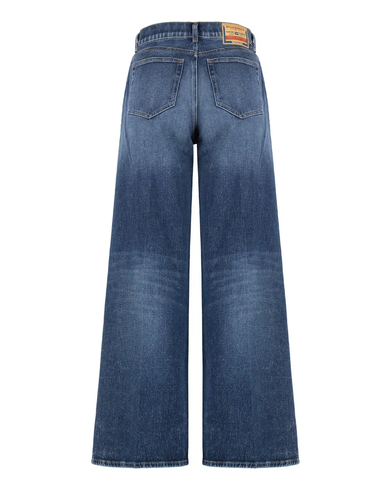 Diesel Women's 1978 D-Akemi High-Rise Flared Jeans Denim Cotton Blue