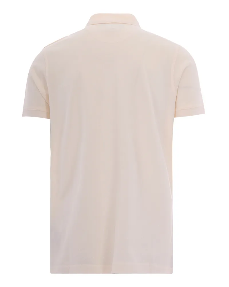 Barbour Men's Polo Shirt Tartan Piquet Whisper White White-Classic Cotton White/classic T-shirts And Polos White