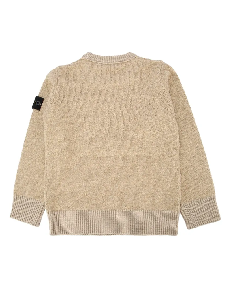Stone Island Neck Sweater — Beige Beige