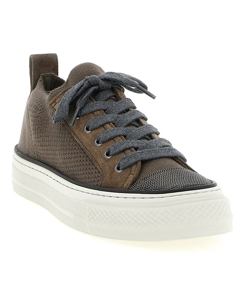 Brunello Cucinelli Sneaker — Taupe Taupe