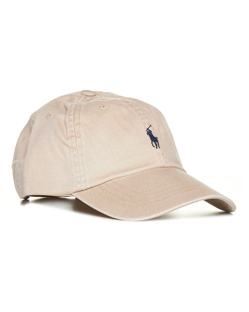 Ralph Lauren Men's Baseball Cap Chino Beige Cotton Hat Beige