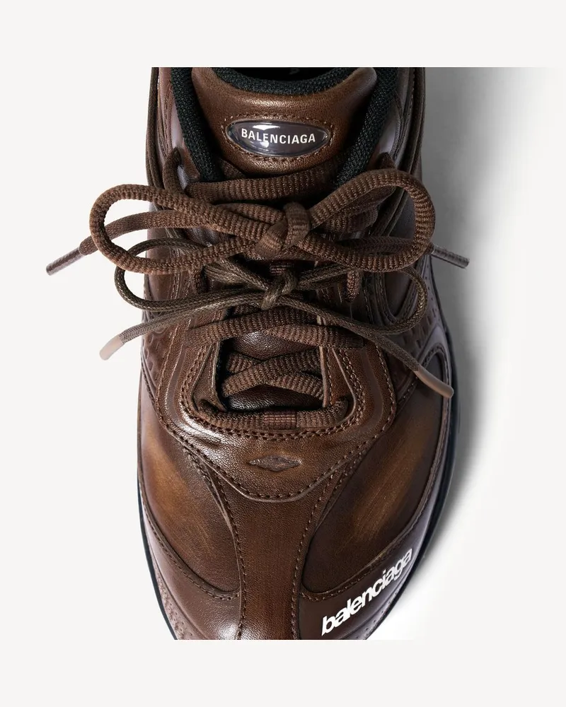 Balenciaga Basketball H26 Sneaker — Brown Brown