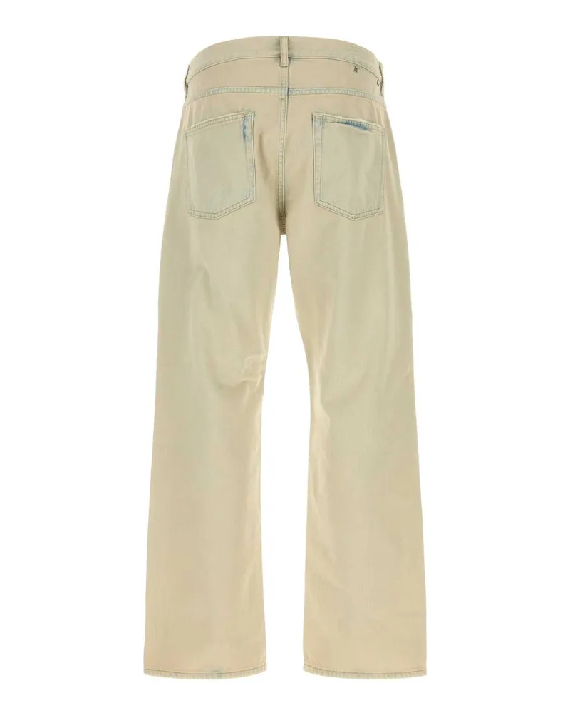Golden Goose Men's Denim Jeans Lightsand Exterior: Cotton Beige