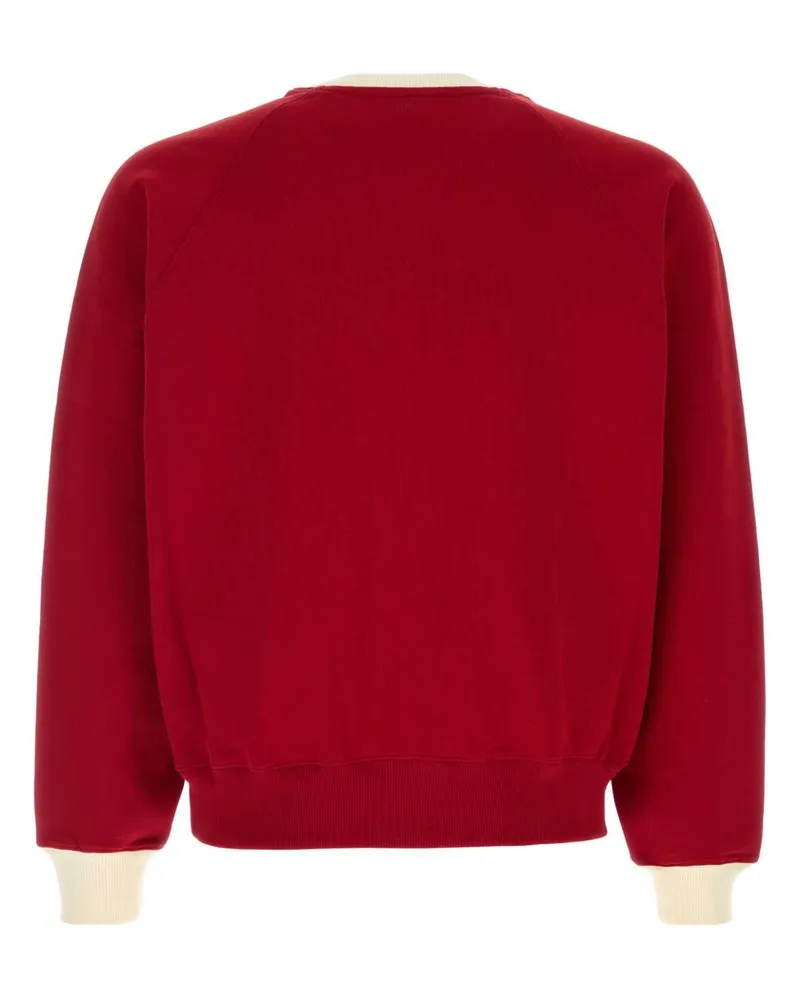 AMI Paris Quota Sweatshirt — Red Red