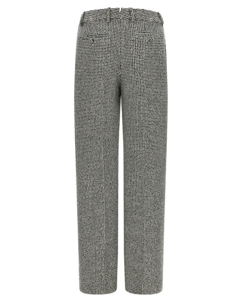 Tom Ford Houndstooth Trousers — Black Black