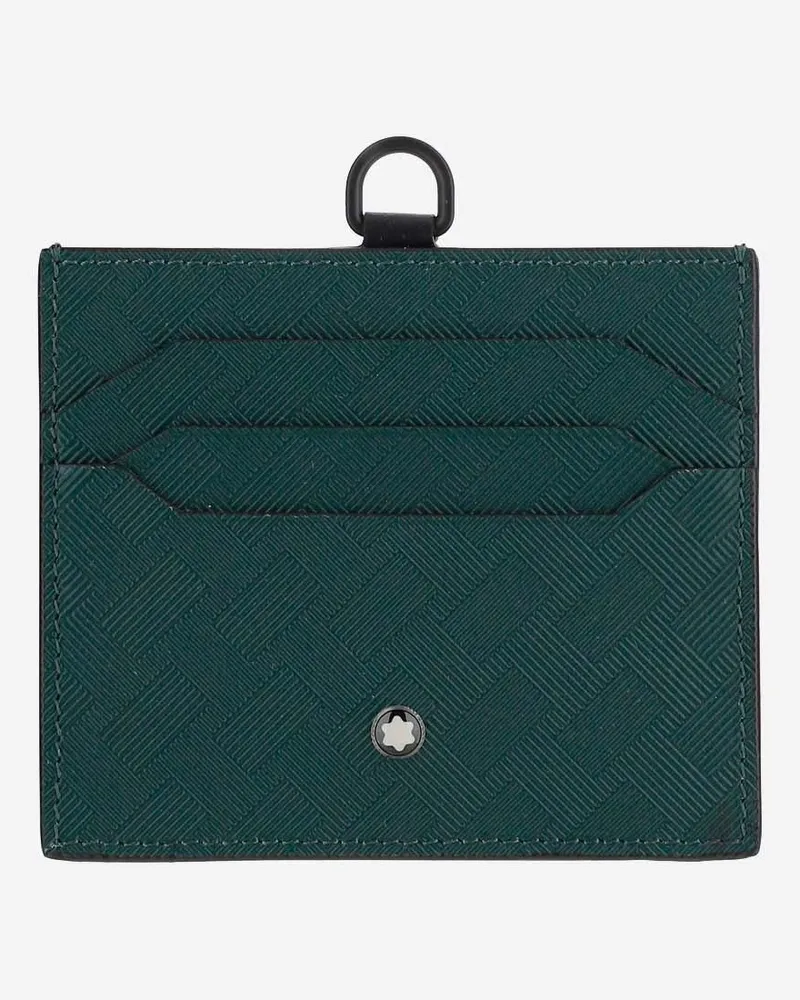 Montblanc Leather Card Case — Green Green