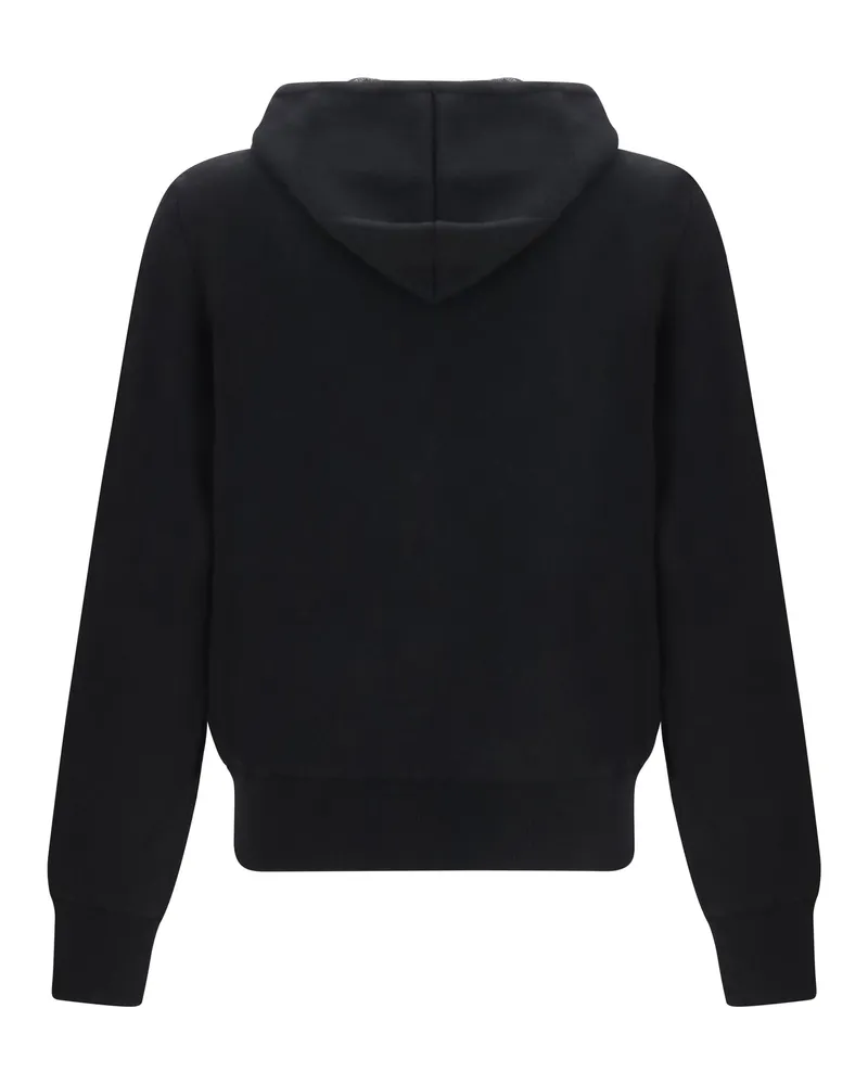 Fendi FF Hooded Sweater — Black Black