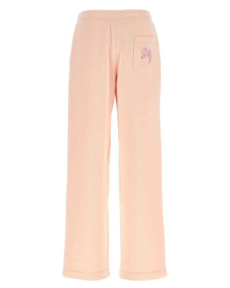 Dolce & Gabbana Women's Multicolor Cotton Athletic Pants Pink