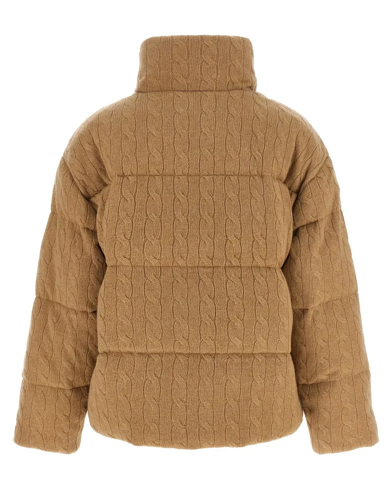 Ralph Lauren Wool-Cashmere Blend Quilted Down Jacket — Camel Camel