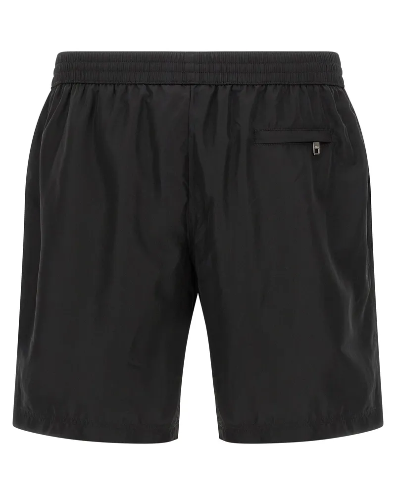 Dolce & Gabbana Men's Black Polyamide Swim Shorts Black