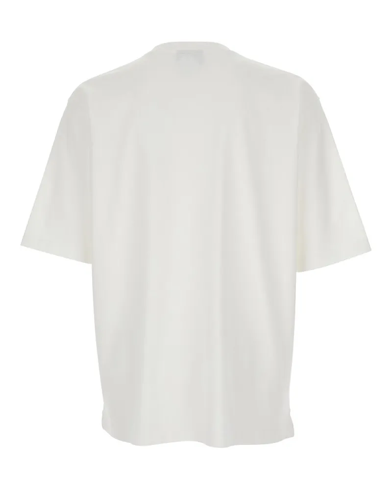 Dsquared2 Logo-Print Cotton T-Shirt — White White