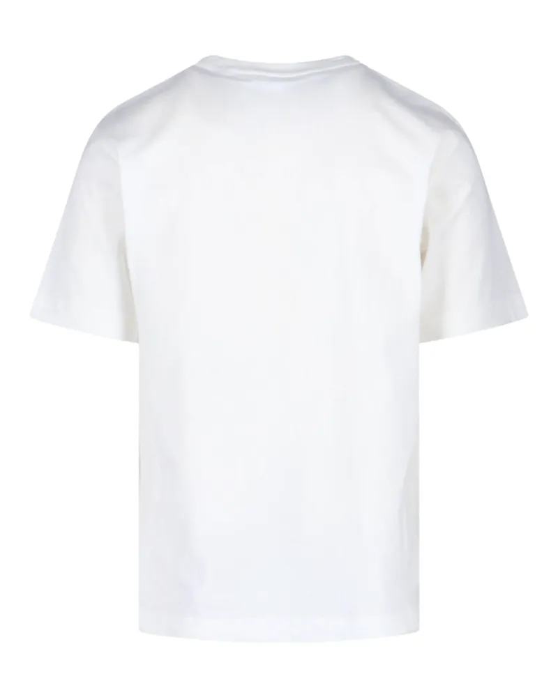 Burberry Men's T-Shirts And Polos White Cotton White