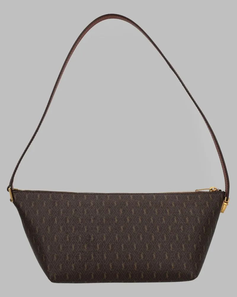 Saint Laurent Le Monogramme Shoulder Bag — Brown Brown