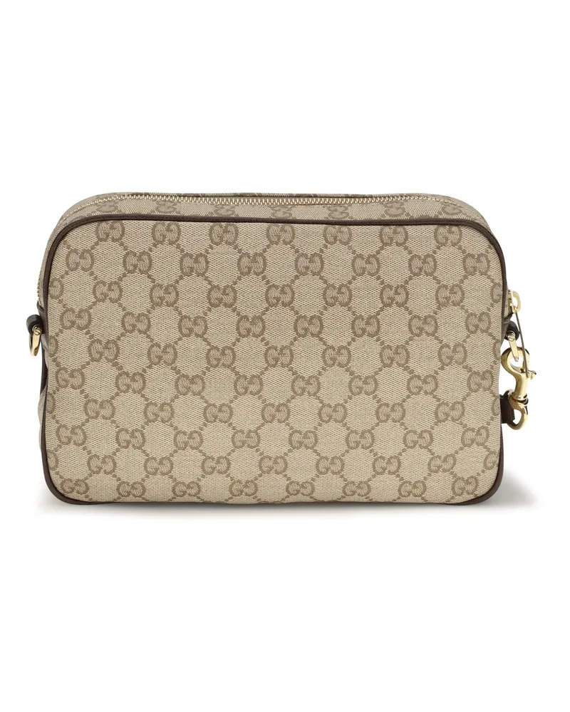 Gucci Web Shoulder Bag — Beige Beige