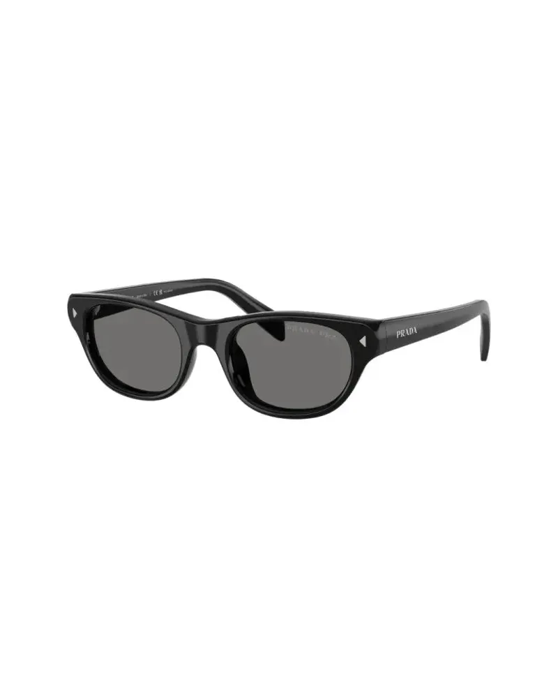 Prada PRC08S Wayfarer-Style Sunglasses — Black Black
