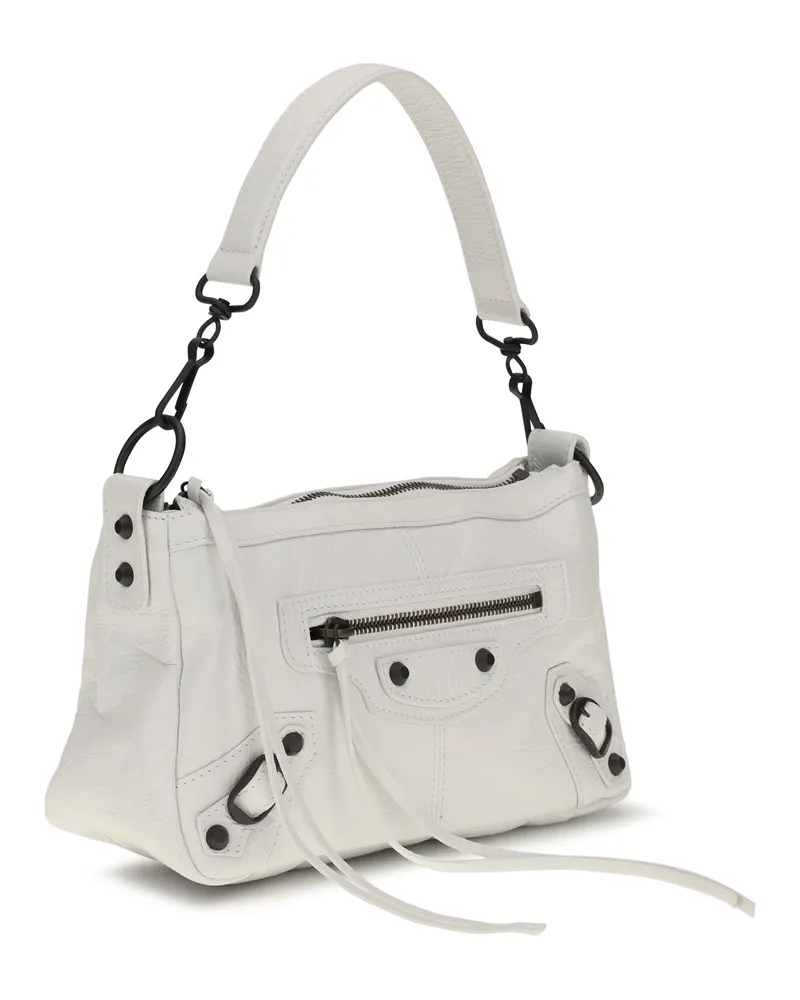 Balenciaga Le City Shoulder Bag — White White