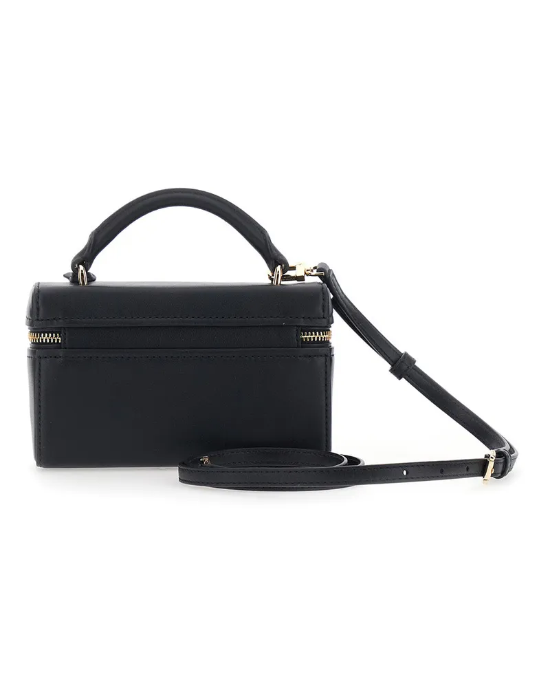 Michael Kors Women's Handbag Jana Black Leather Cowhide Handbags Hand Bags Black