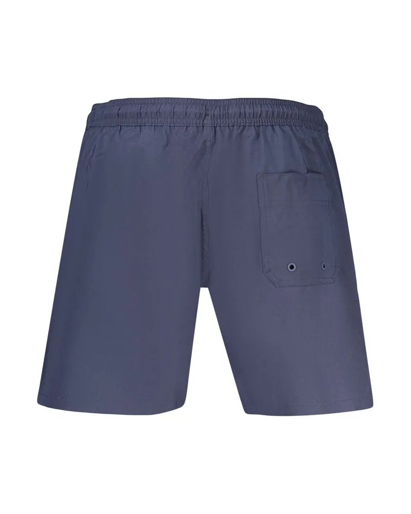 Calvin Klein Logo-Accented Polyester Swim Shorts — Blue Blue