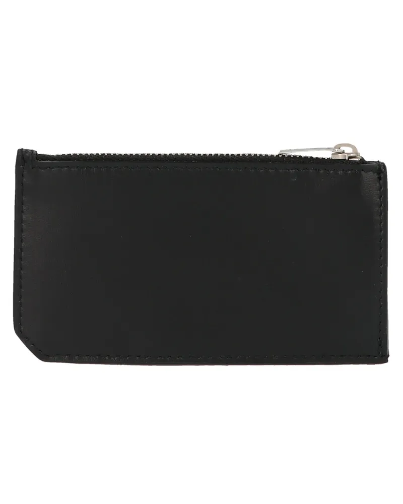 Saint Laurent Men's Black Calfskin Cardholder Accessory Black