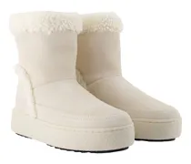 Women's Tina Slipper Boot White Calfskin