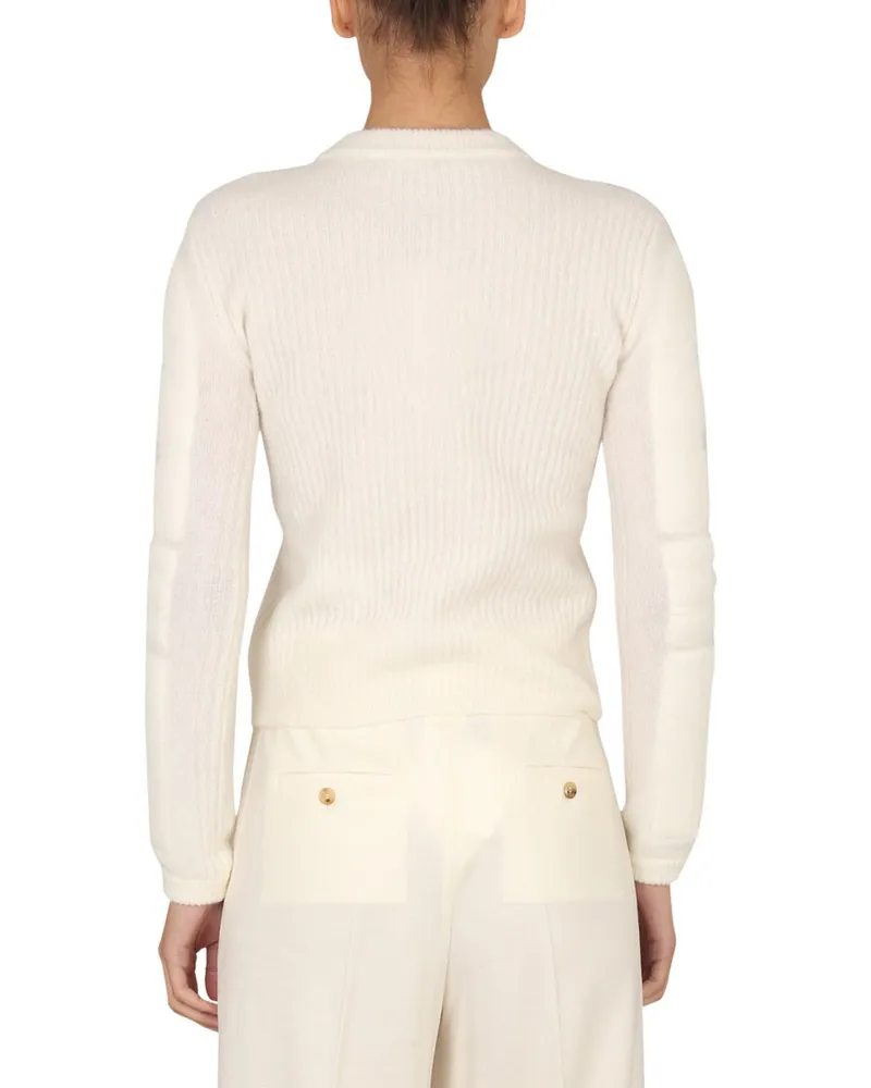 Max Mara Smirne Sweater — White White