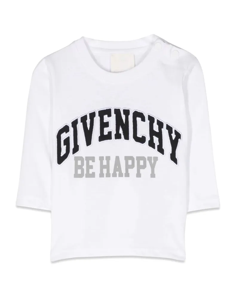 Givenchy Logo-Print Cotton T-Shirt — White White