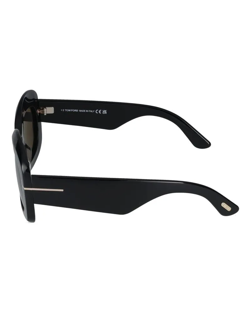 Tom Ford Unisex Sunglasses  Ft1219 01a 23-140 Injected Black