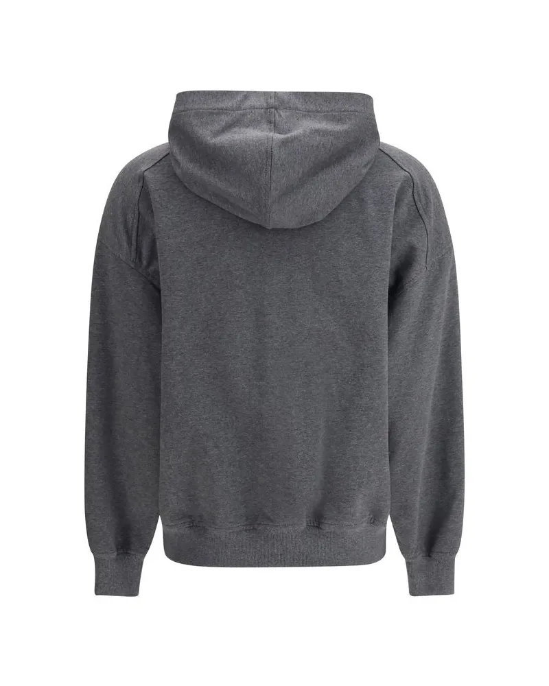 Brunello Cucinelli Women Gray Cotton Sweatshirt Clothing Gray