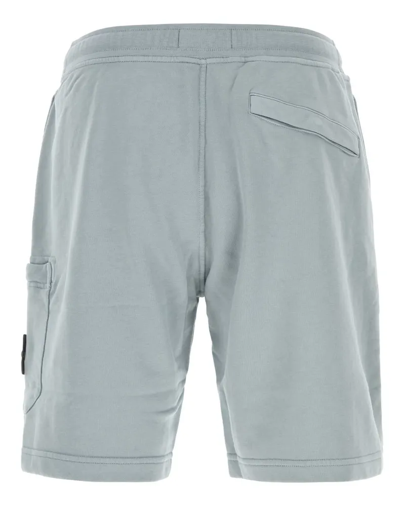 Stone Island Grey Short Exterior: Cotton Gray
