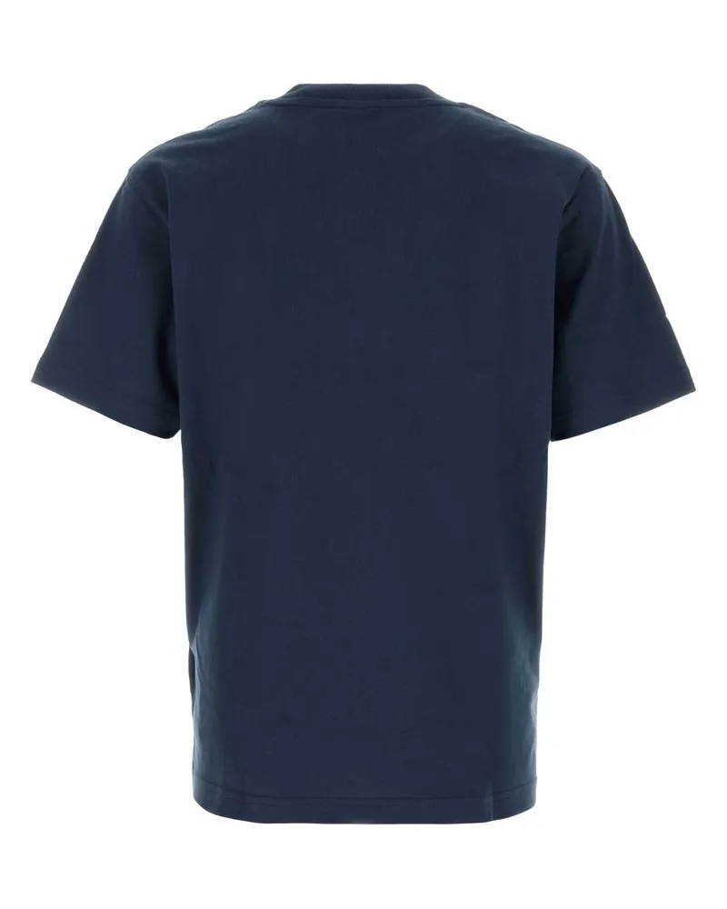 New Balance Men's Navy Blue Cotton T-Shirt Exterior Exterior: T-shirts And Polos Navy