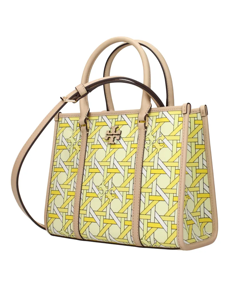 Tory Burch Fabric Tote Bag — Yellow Yellow
