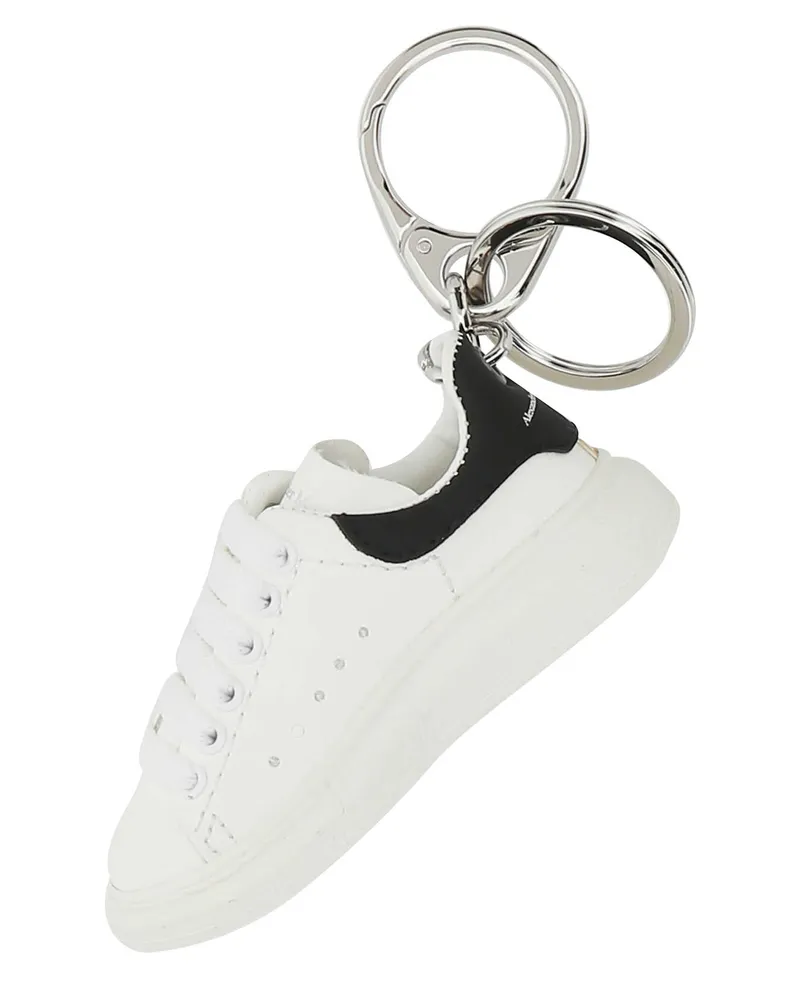 Alexander McQueen Portachiavi Key Case — White White