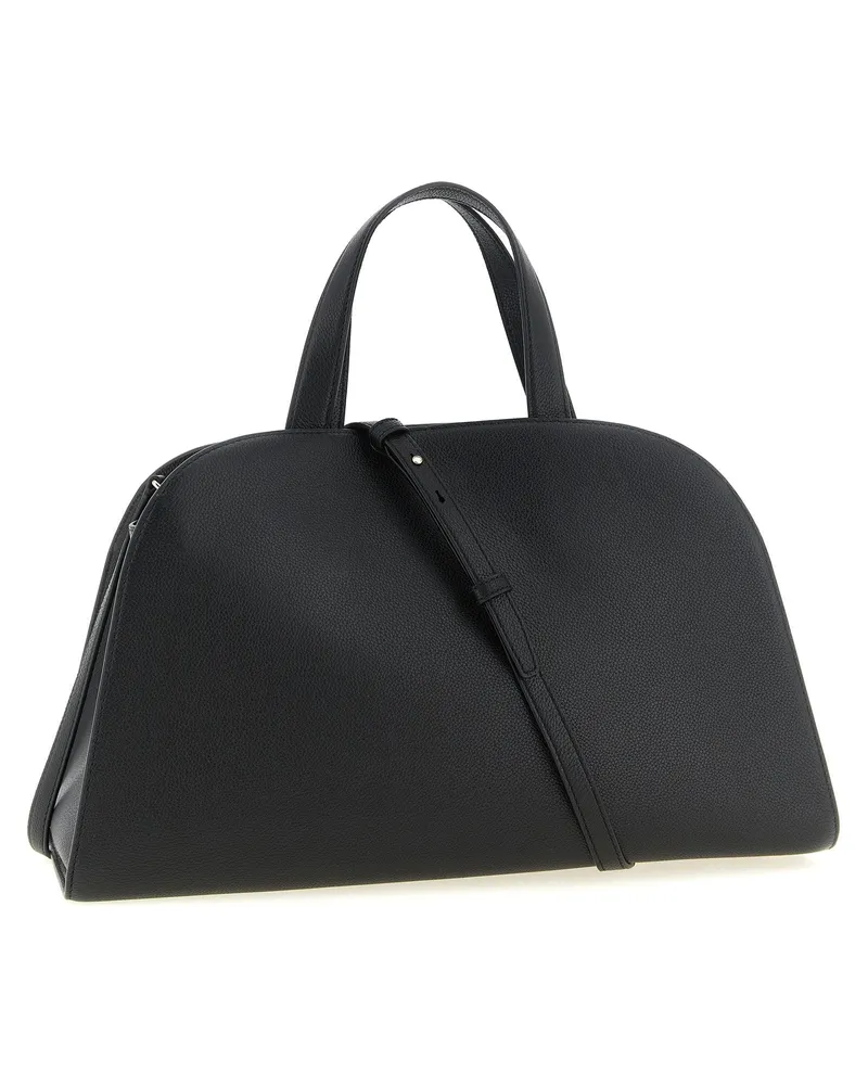 Tory Burch Hammered Leather Shoulder Bag — Black Black