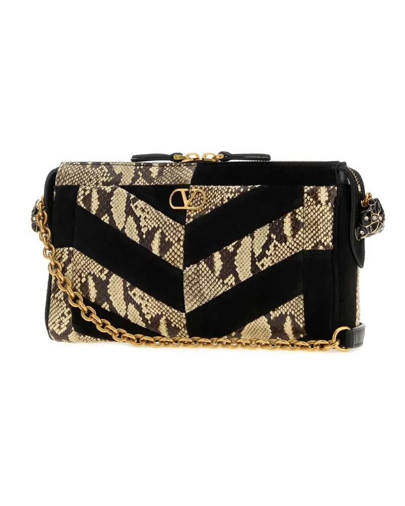 Valentino Garavani Beigenaturalenero Borse A Tracolla Bag Multicolor