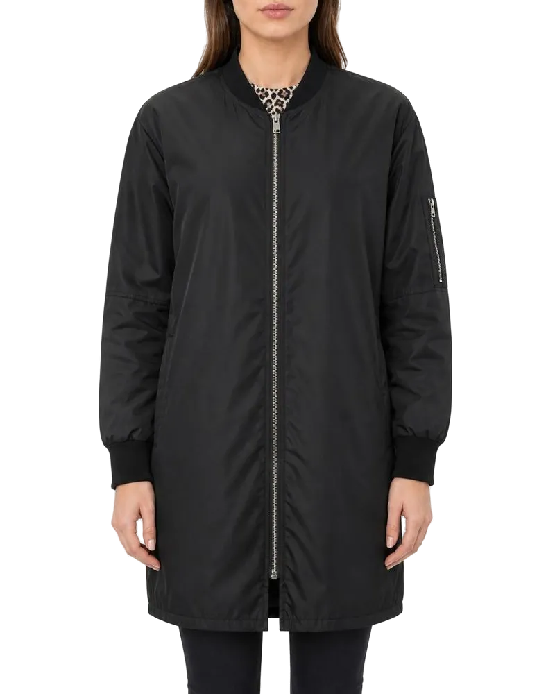 Pinko Women's Coat Polyester Apparel - Outwear Black Black