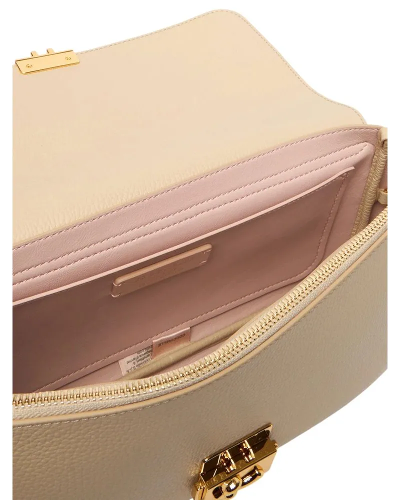 Coccinelle Women's Handbag Sandshell Bovine Leather Bags - Handbags Beige