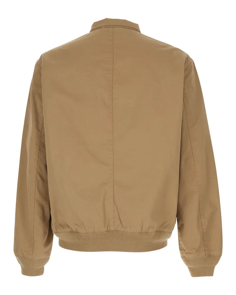 Ralph Lauren Cotton Windbreaker Jacket — Beige 