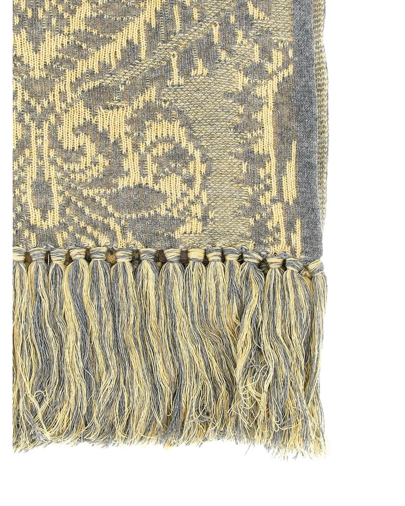 Etro Jacquard Wool Scarf 