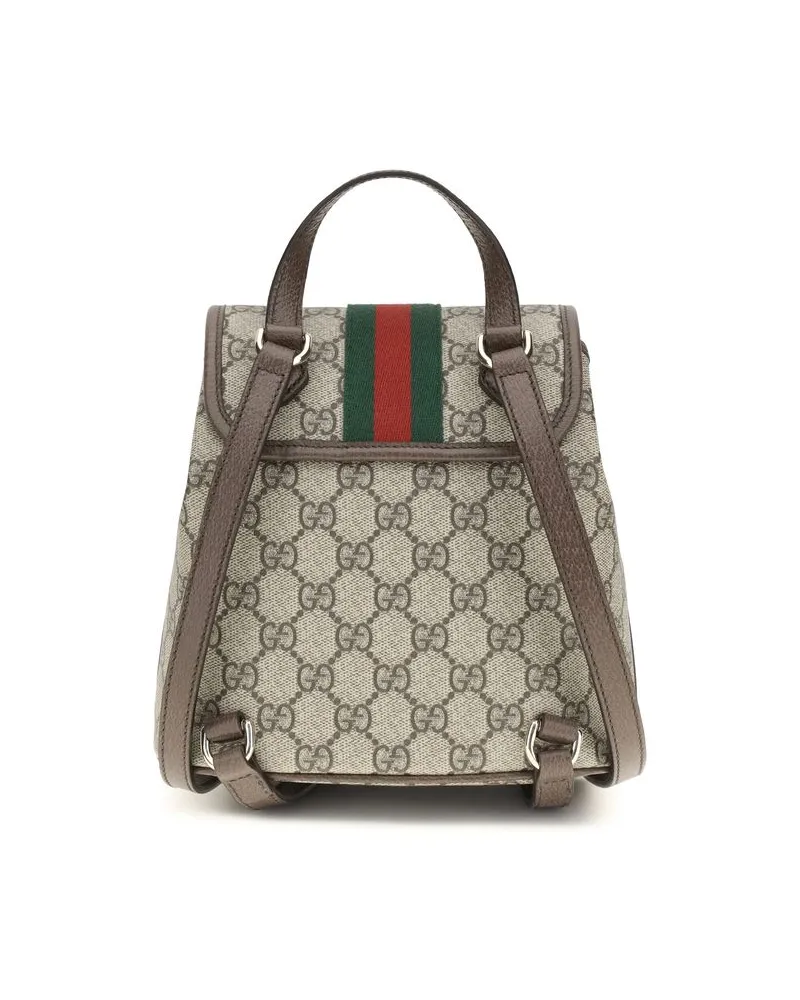 Gucci Women's Beige Fabric Backpack Beige