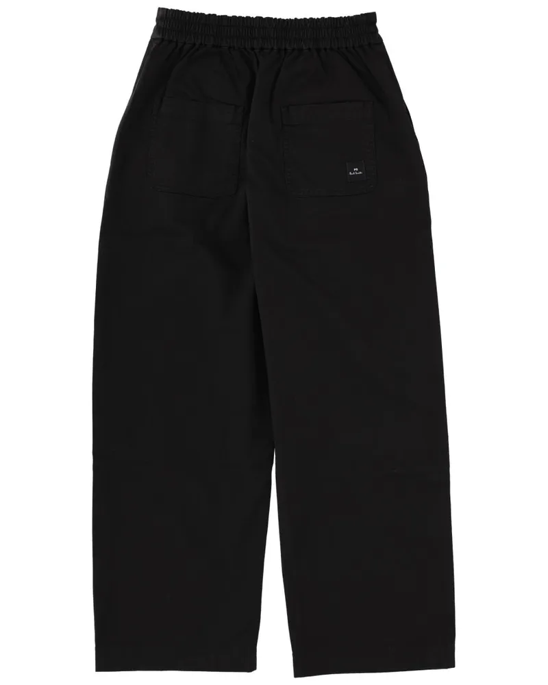 Paul Smith Organic Cotton Tailored Trousers — Black Black