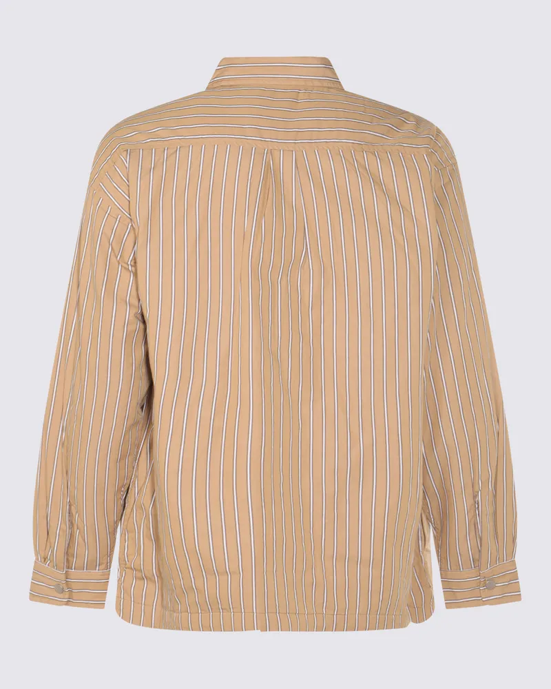 Carhartt WIP Men Jackets Grimsby Stripe _100 % Co Beige