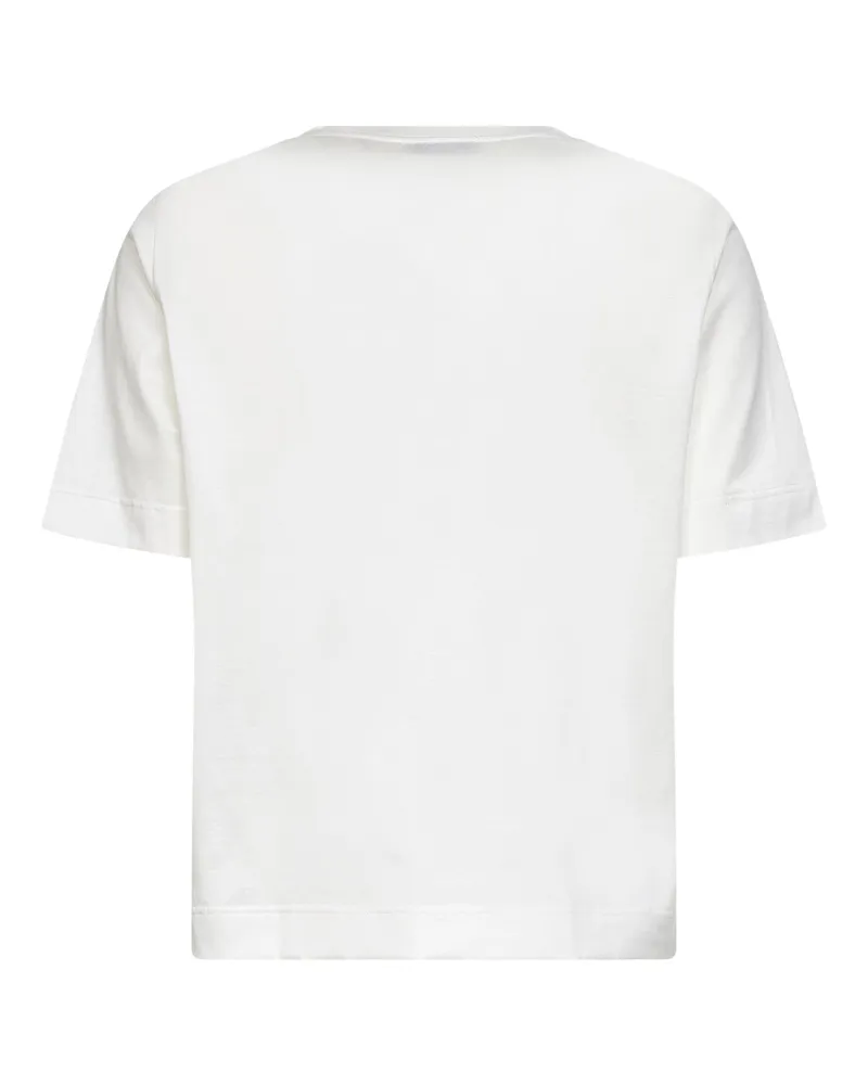 Blanca Women's Cotton V-Neck T-Shirt White T-Shirts & Jerseys White