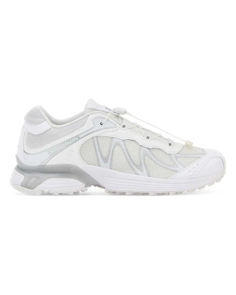 Salomon Unisex White Mesh And Fabric Xt-Whisper Sneakers White-Lunar Rock-Ftw Silver White/lunar Rock/ftw White
