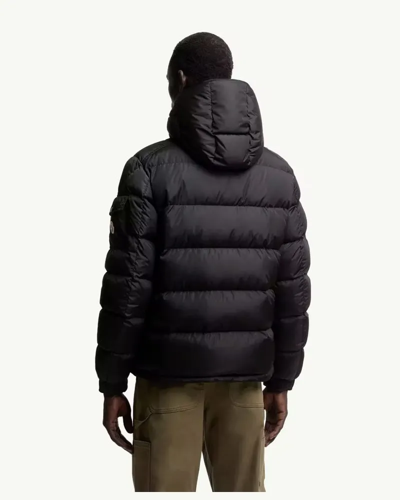 Moncler Quilted Down Down Jacket — Black Black