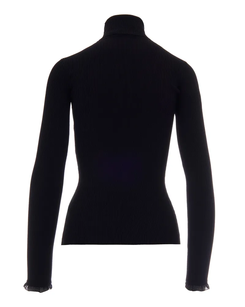 Elisabetta Franchi Women's Knit Jumper Black Viscose Jumpers Sweater Black