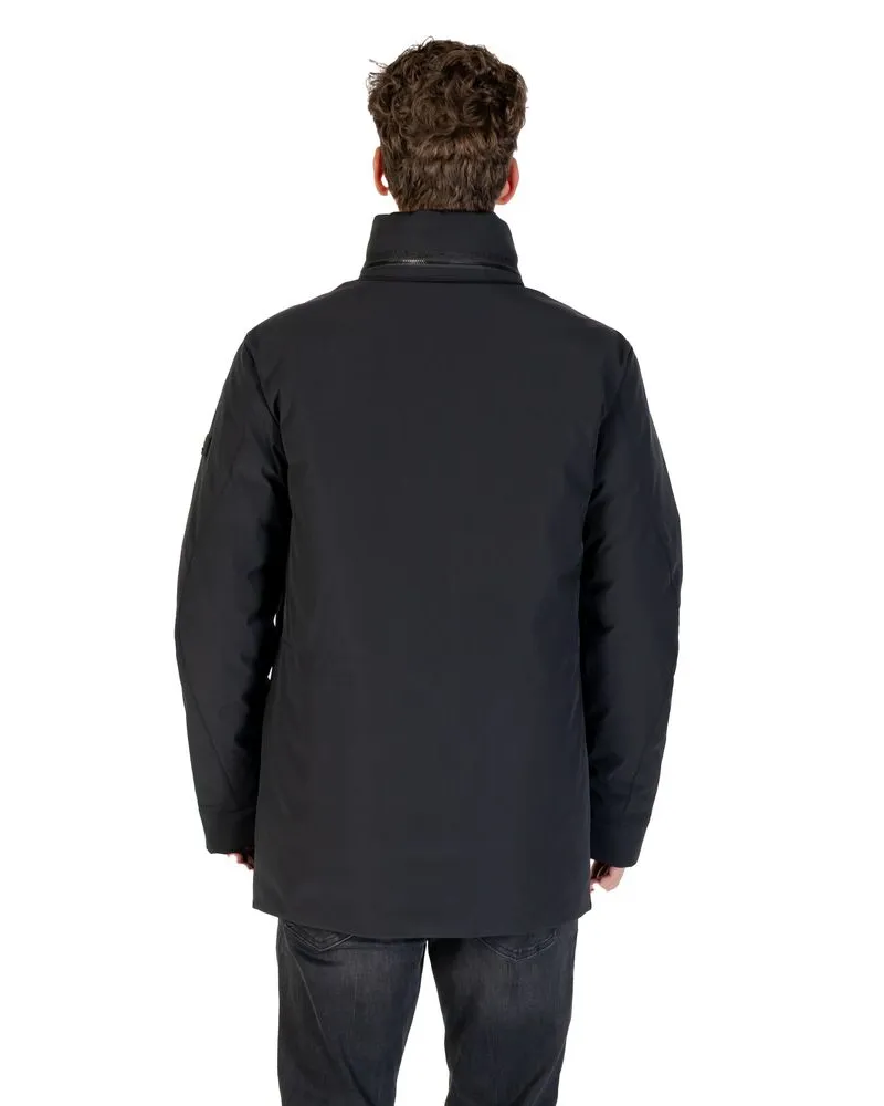 Peuterey Men's Black Polyester Parka Clothing Black