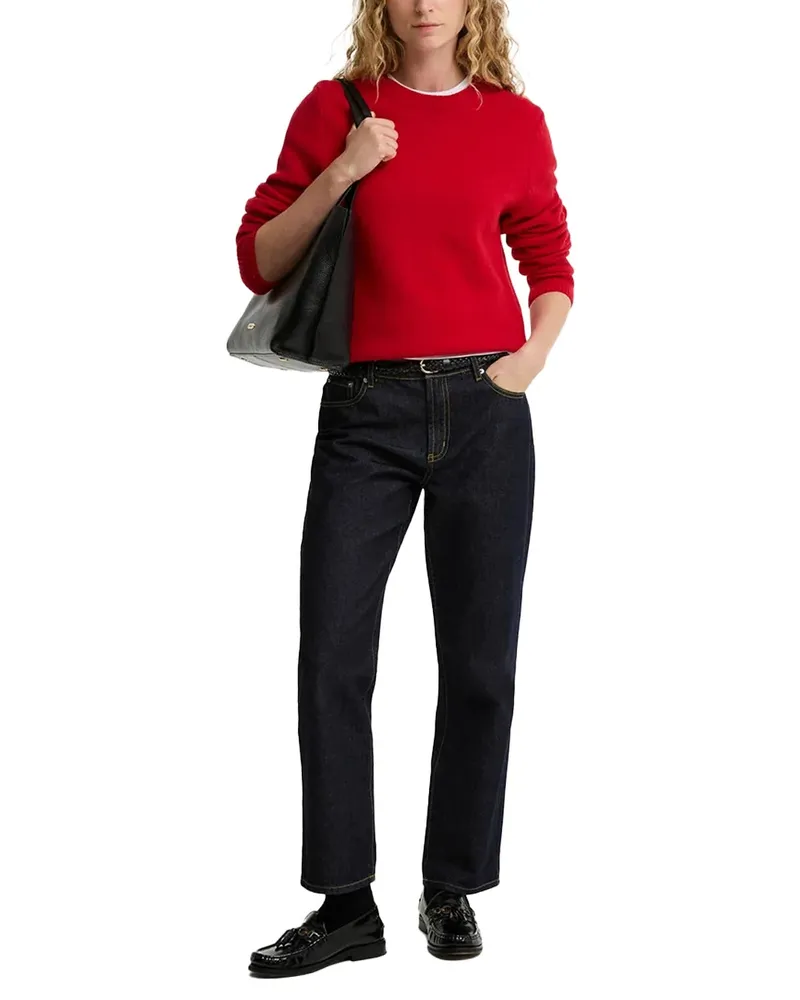Barbour Woodhouse Sweater — Red Red